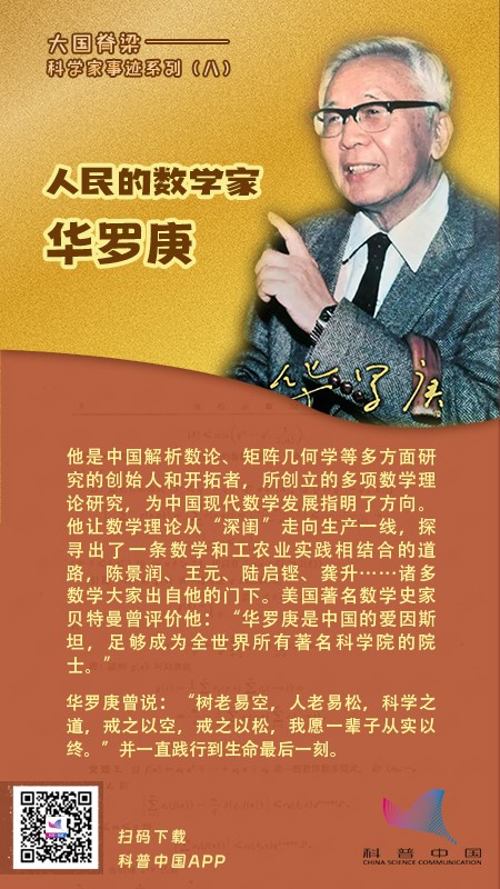 人民的数学家——华罗庚